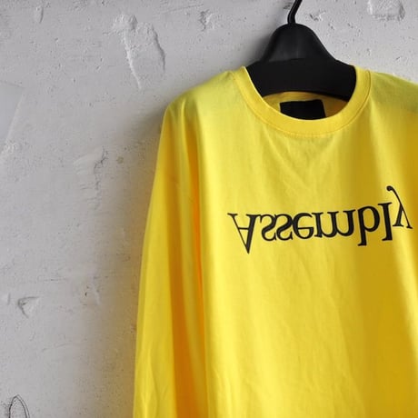 ★ ASSEMBLY NEW YORK / ヒント別注 LOGO L/S T SHIRT  (YELLOW) ★