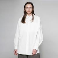 ★ AW20 / VOAAOV - typewriter L/S big shirt (WHITE) ★