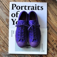 ☆  NEW ! / STUDIO NICHOLSON  /  Merino Vulcanised Sole Canvas Shoe (Ultra Violet) ☆