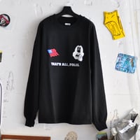 ☆ AW20 / WILLY CHAVARRIA  /  BAD RODANT RUFF NECK T  (BLACK) ☆