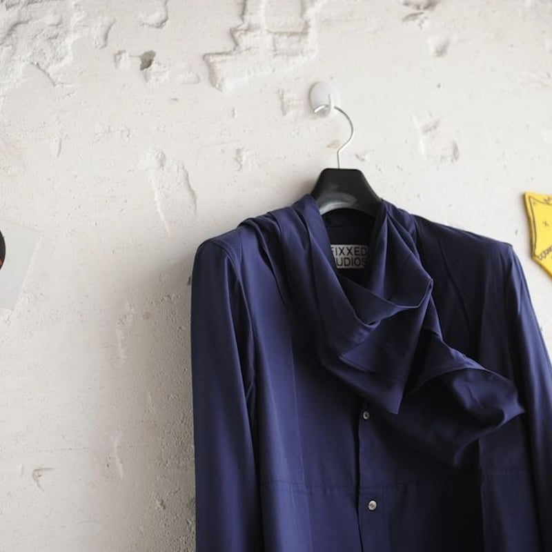 ☆ FFIXXED STUDIOS / SCARF SHIRTS (NAVY) | Welco