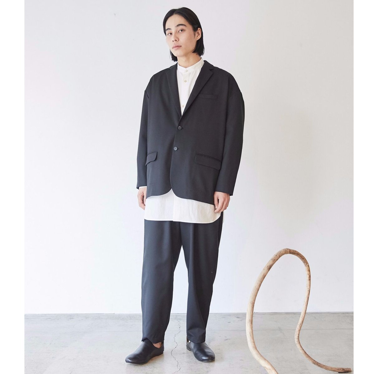 ☆ SS21 / DULCAMARA - よそいきオーバータックPT (BLACK) ☆ |