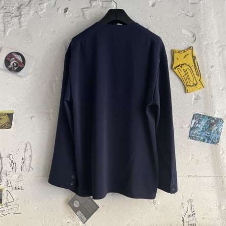 ☆ SS22 / dauerbrenner - HEMDI V SHIRT (NAVY/別注)☆