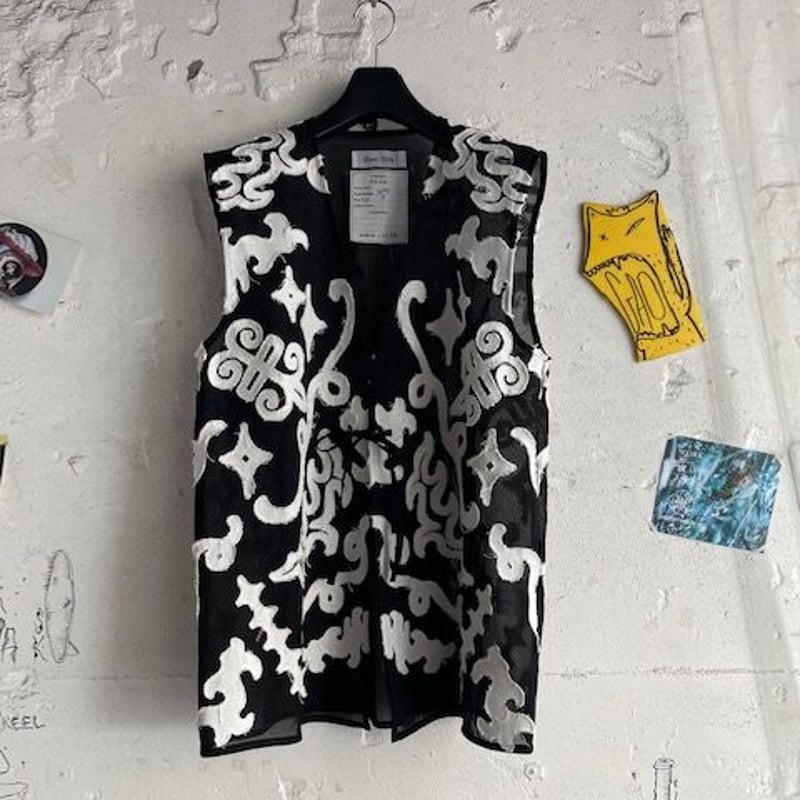 ☆ SS22 / SEAN NISH - AFRO VEST (BLACK) ☆ | Wel