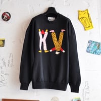 ★ 18AW NEW ! / HENRIK VIBSKOV - HV CHARACTERS SWEAT (BLACK) ★