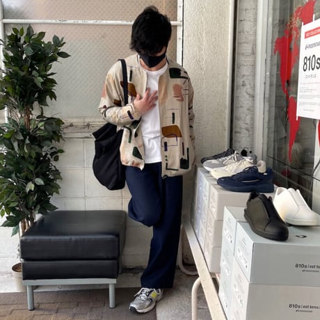 ★ SS21 / DULCAMARA - ライブラリープリントバルーンBL (BEIGE)  ★