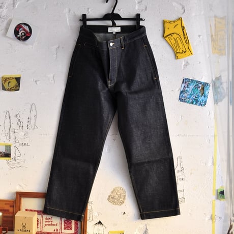 ☆  20SS / STUDIO NICHOLSON  /  BILL SELVEDGE DENIM CLASSIC FLAT FRONT TAPERED DENIM  (INDIGO) ☆