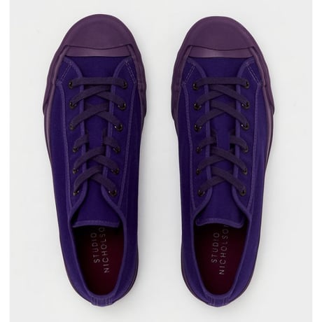 ☆  NEW ! / STUDIO NICHOLSON  /  Merino Vulcanised Sole Canvas Shoe (Ultra Violet) ☆