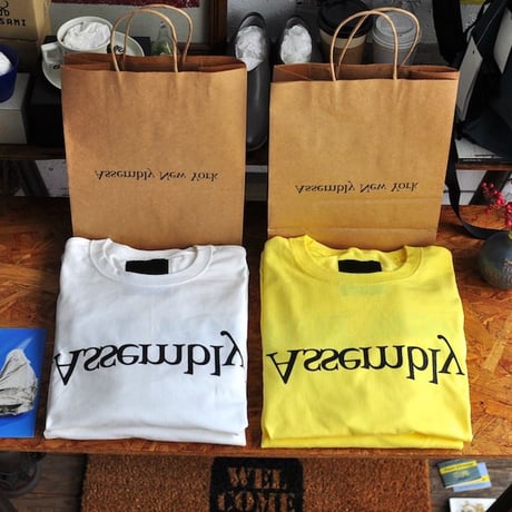 ★ ASSEMBLY NEW YORK / ヒント別注 LOGO L/S T SHIRT  (WHITE) ★