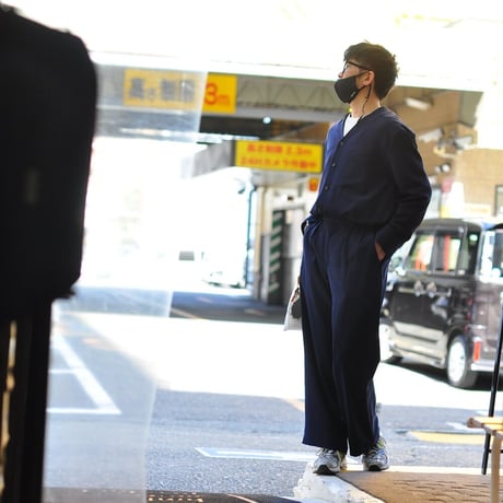 ☆ SS22 / dauerbrenner - HEMDI V SHIRT (NAVY/別注)☆