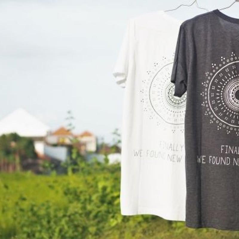 白】バリ島旅行のみかたTシャツ_Ver1 | bali-no-mikata's STORE