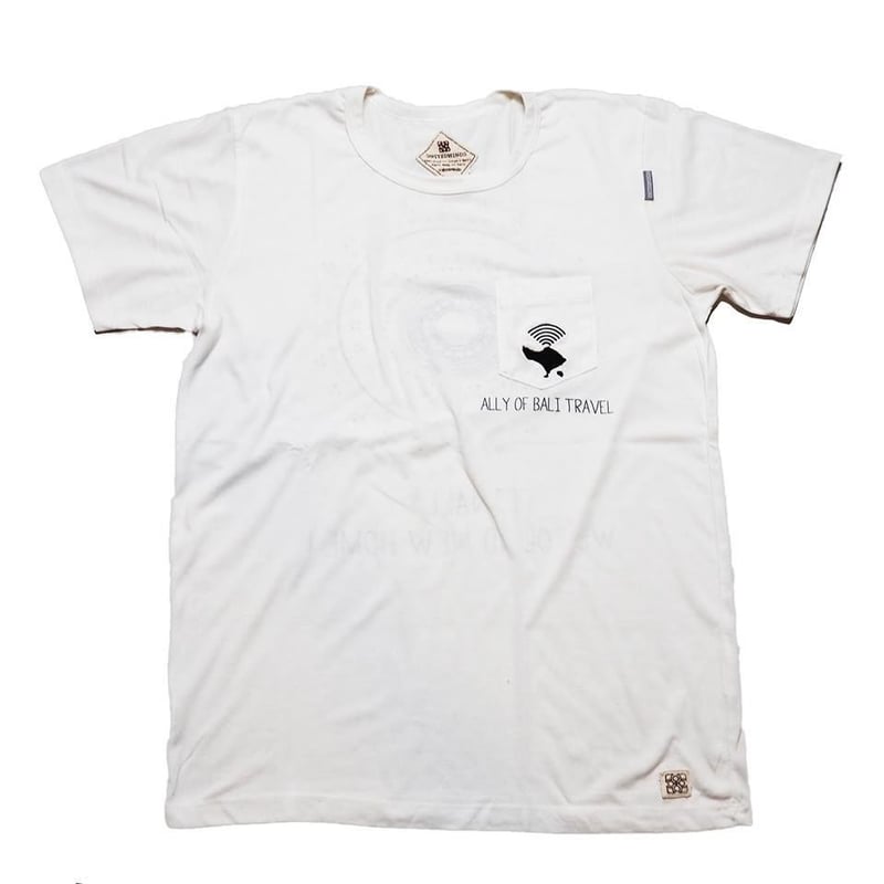 白】バリ島旅行のみかたTシャツ_Ver1 | bali-no-mikata's STORE
