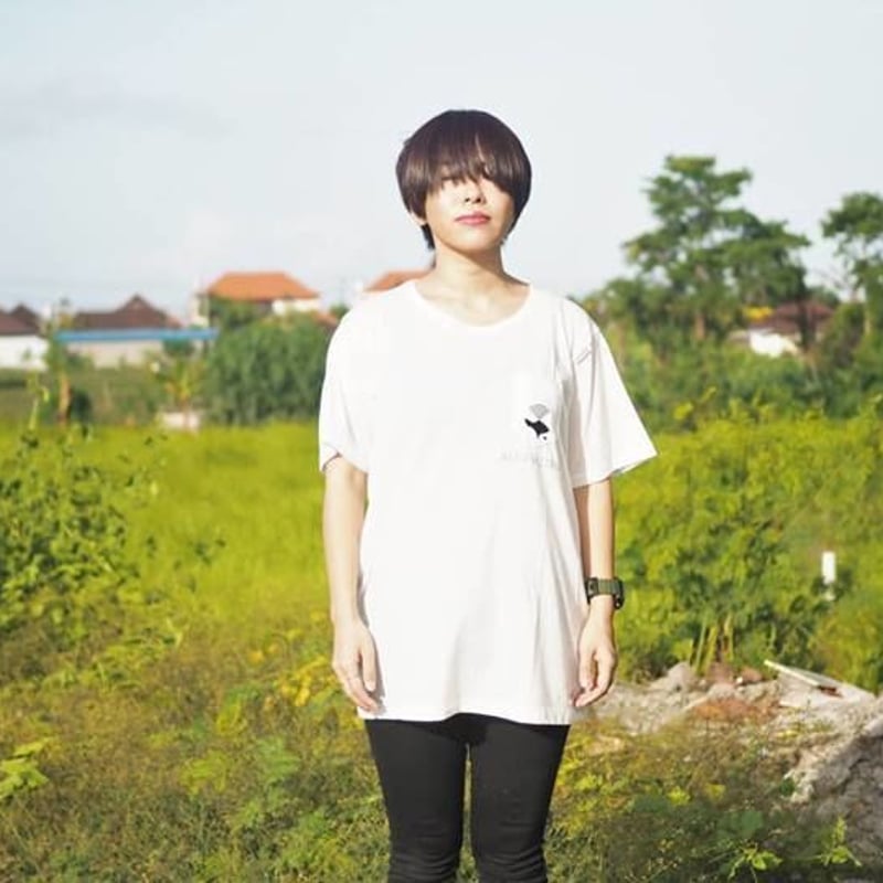 バリ旅行のみかた　エコバッグ Tシャツ　サコッシュセット 白】バリ島旅行のみかたTシャツ_Ver1 | bali-no-mikata's STORE