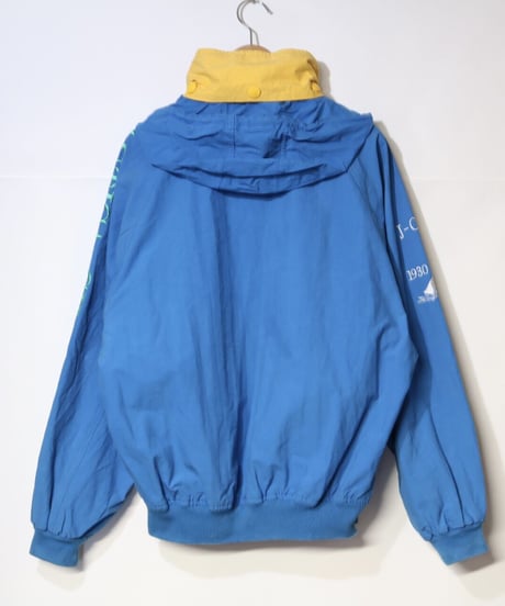 【古着】NAUTICA NYLON SAILING JACKET Blue/Yellow Size L