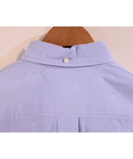 【古着】TOMMY HILFIGER BANNER BD SHIRTS Light Blue Size M