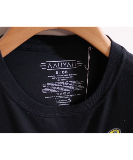 【古着】AALIYAH T Black Size S