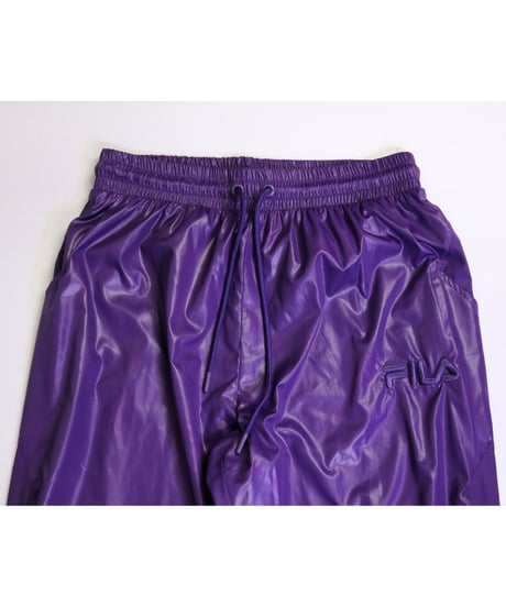 【古着】FILA NYLON PANTS Purple Size M