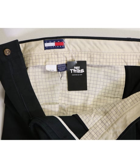 【古着】TOMMY HILFIGER CHINO PANTS Black Size 36/30