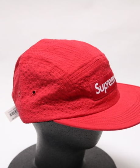 supreme TONAL SEERSUCKER CAMP CAP RED