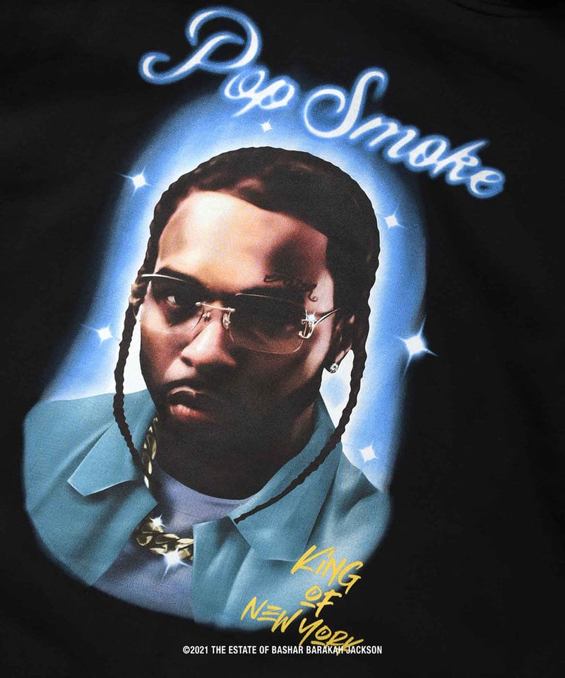 平本蓮着用 Pop Smoke FAITH Tシャツ Vlone x Pop Smoke Faith