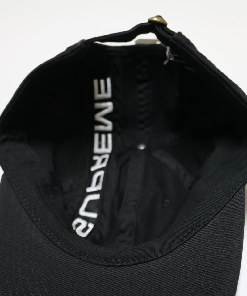 Supreme 2018FW Stripe 6 Panel Cap Black | NEO T