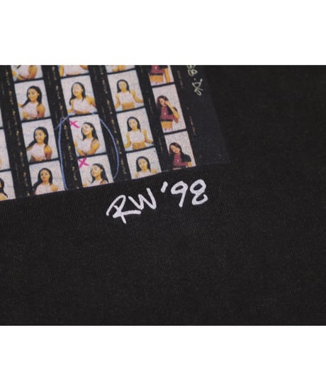 KITH x RW x AALIYAH FILM STRIP VINTAGE T Black Size M