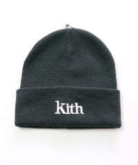 KITH Serif Beanie Green キス　ビーニー　ニット