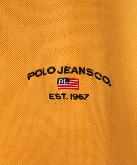 【古着】POLO JEANS SHIRT Yellow L