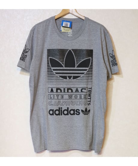 ADIDAS LITE WORK S/S T GREY Size US XL