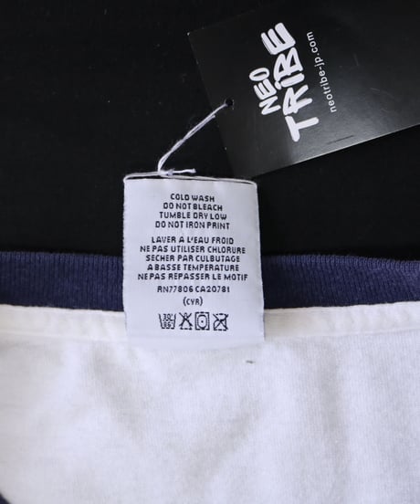【古着】TOMMY HILFIGER ATHLETICS Tee White/Navy Size L