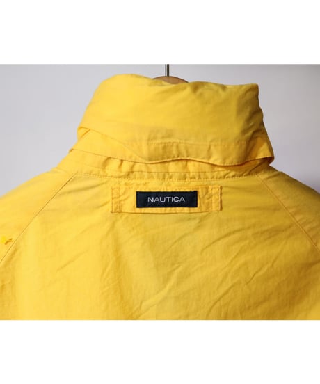 【古着】NAUTICA NYLON JACKET Yellow Size M
