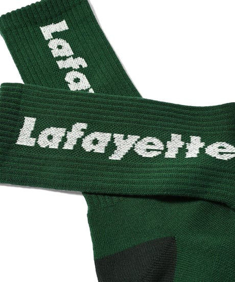 LFYT Lafayette LOGO CREW SOCKS GREEN