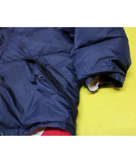 【古着】NAUTICA REVERSIBLE DOWN JACKET Red/Navy/White Size L