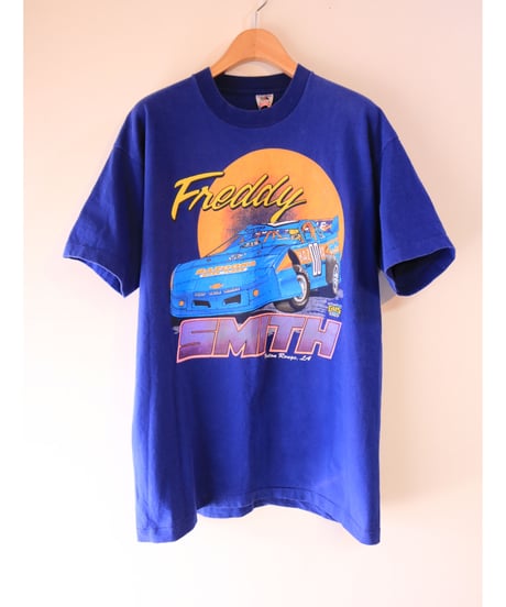 【古着】Fruits of the Loom Freddy Smith GVS Tee Blue XL