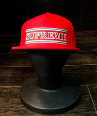 Supreme cap (レッド）