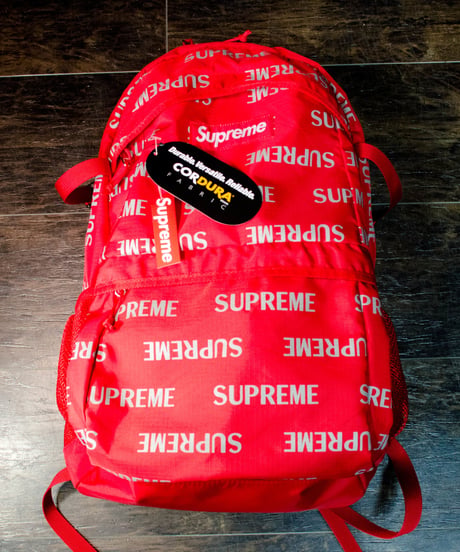 Supreme バックパック（レッド）