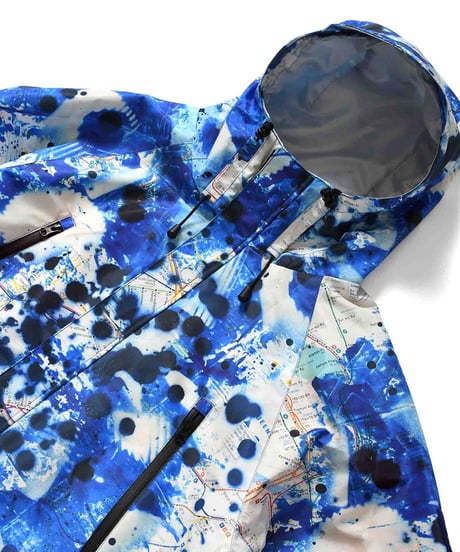 LFYT × STASH (スタッシュ) SUBWAY MAP 3LAYER NYLON JACKET ナイロンジャケット Blue Size: XXL