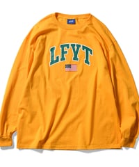 LFYT OLD GLORY ARCH LOGO L/S TEE YELLOW Size L
