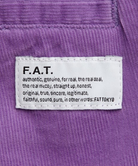 FAT　UPPEROY　ショートパンツ　ハーフパンツ パープル　ファットサイズ