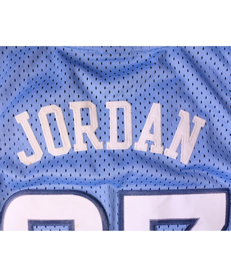 【古着】JORDAN NORTH CAROLINA Tah Heels 23 Throwback Jersey Top Blue/White Size XL