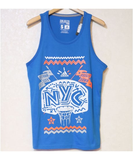 ADIDAS GO TO  NYC TANK TOP BLUE Size US S