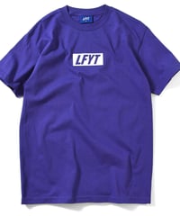 LFYT BOX LOGO TEE Purple Size M