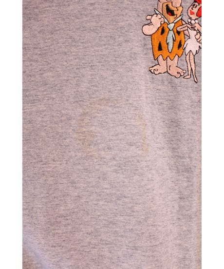 【古着】DELTA THE FLINTSTONE Tee Grey Size XL