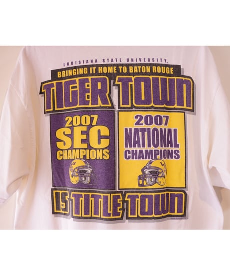 【古着】RUPPSHIRTS TIGER TOWN 2007 TITLE T White Size XL