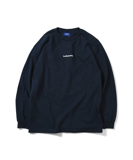 LAFAYETTE スモールロゴ L/S TEE Navy Size L