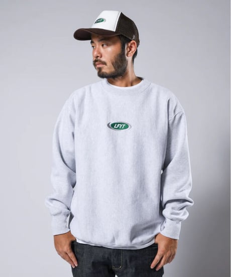 LFYT OVAL LOGO CREWNECK LA220702 HEATHER GRAY Size L