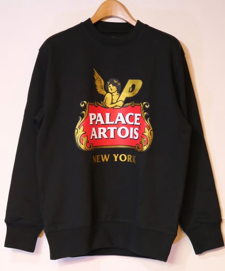 PALACE x STELLA ARTOIS SWEAT SOHO NEW YORK Black Size: M