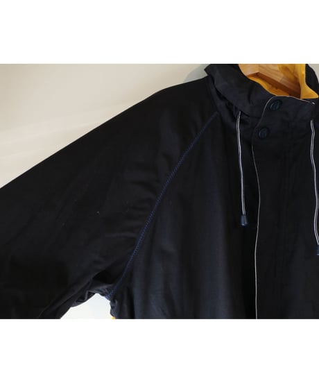 【古着】NAUTICA NYLON JACKET Black/Yellow Size XL
