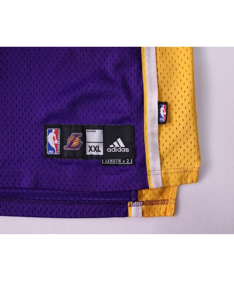 【古着】NBA LAKERS ADIDAS 24 KOBE BRYANT Swingman Jersey Top Purple/Yellow Size 2XL