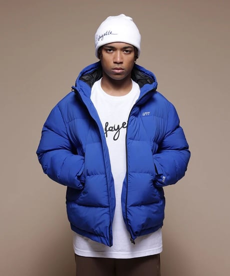 LFYT X-TREAM LOGO PUFFER JACKET BLUE Size L